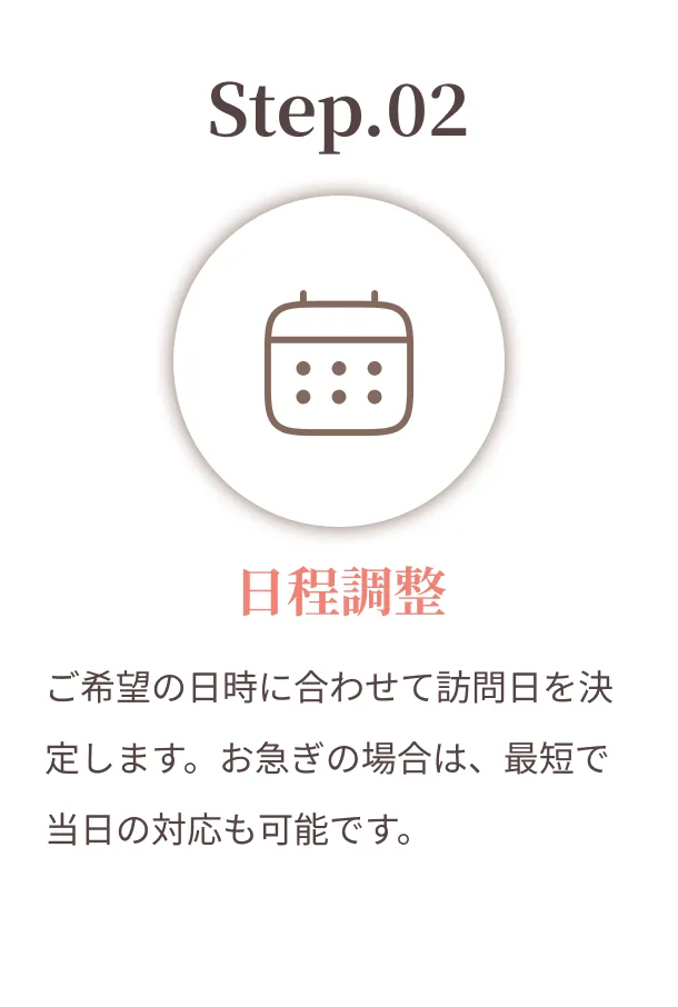 step2 日程調整